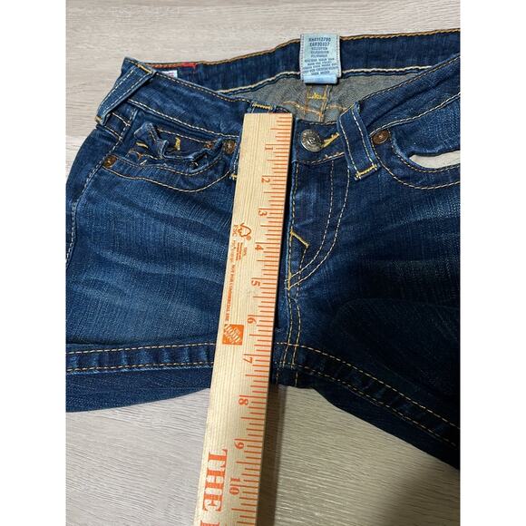 y2k grunge streetwear rodeo western cowgirl True Religion tony bootcut jeans 28 - Picture 7 of 12